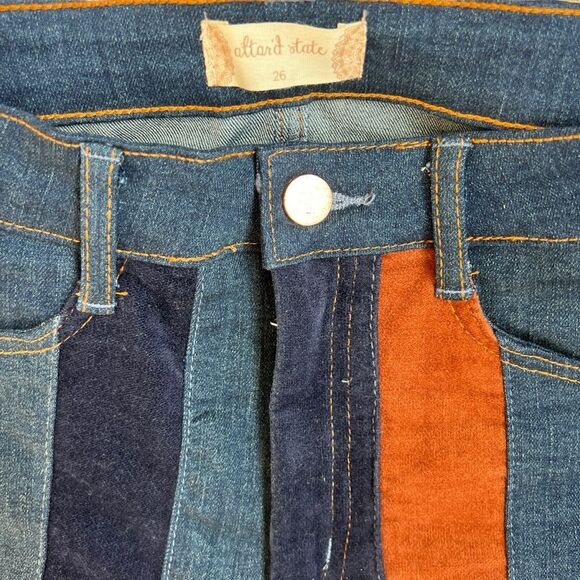Altar'd State Retro Striped Flare Jeans 
Size 26 - Picture 7 of 7